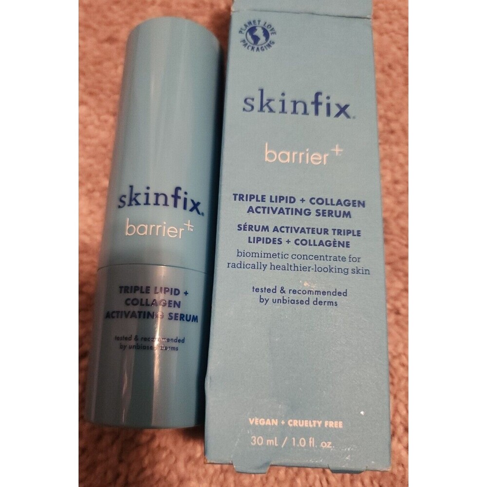 Skinfix Barrier+ Triple Lipid + Collagen Activating Serum 1 Oz /30 mL New In Box